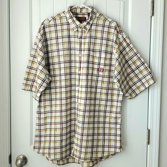 Roper mens short sleeve shirt,  size XL - Picture 1 of 4